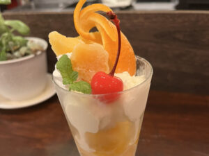 季節のパフェ